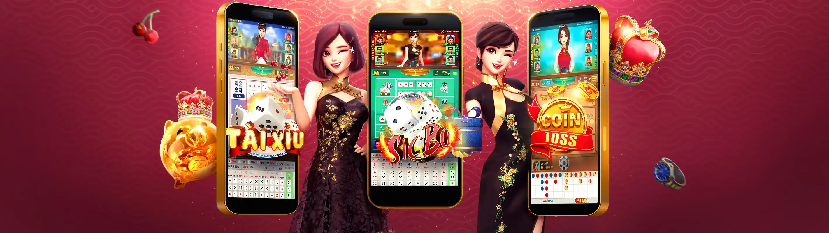 Hình ảnh chính Bomwin Nổ Hũ với các biểu tượng jackpot và không khí lễ hội